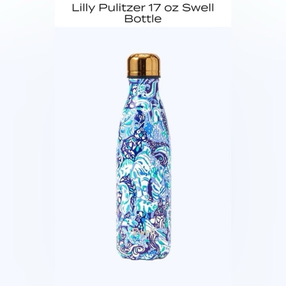 NWT ✨ Lilly Pulitzer Royale Purple Swell Bottle 60 animals 17 oz